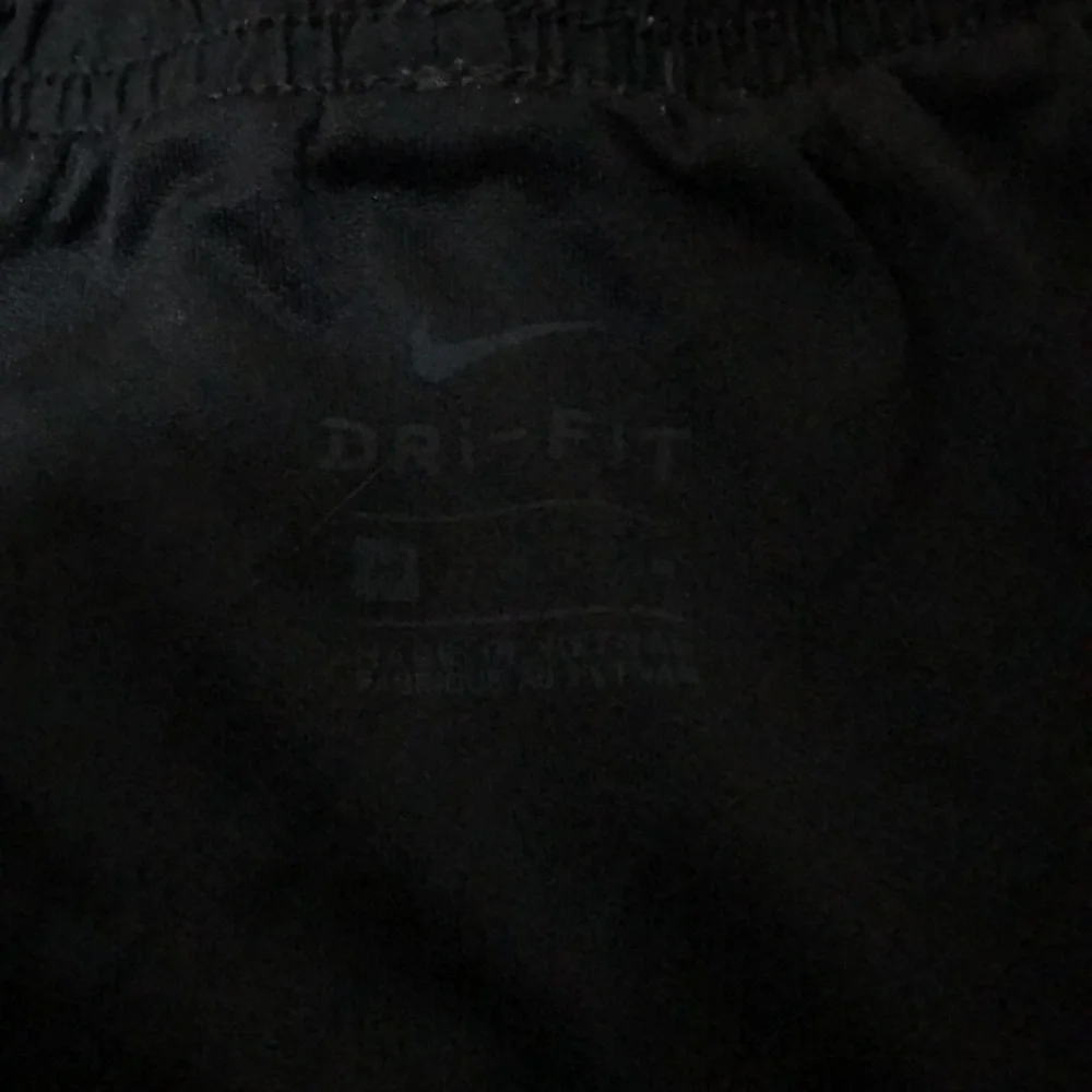 Nike Dri-FIT Black & Grey Running Shorts with Liner - Size M
